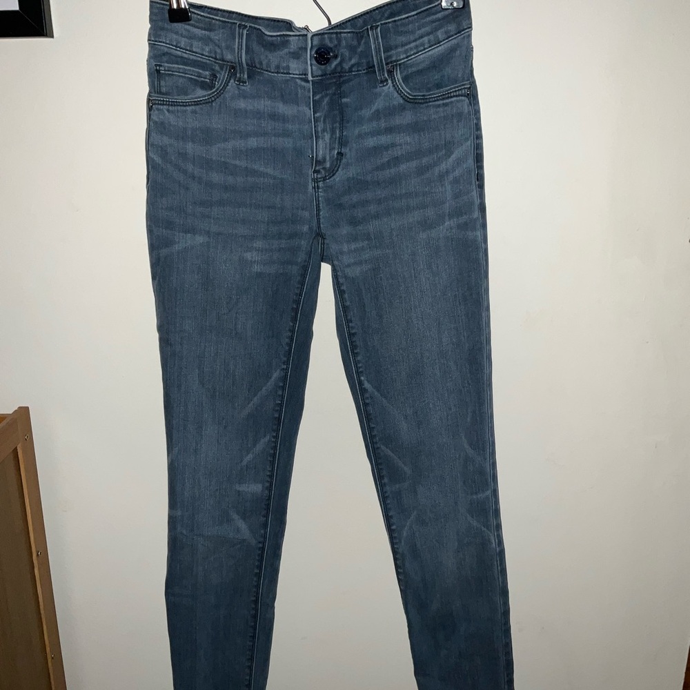 White House Black Market Blue Skinny Jeans
